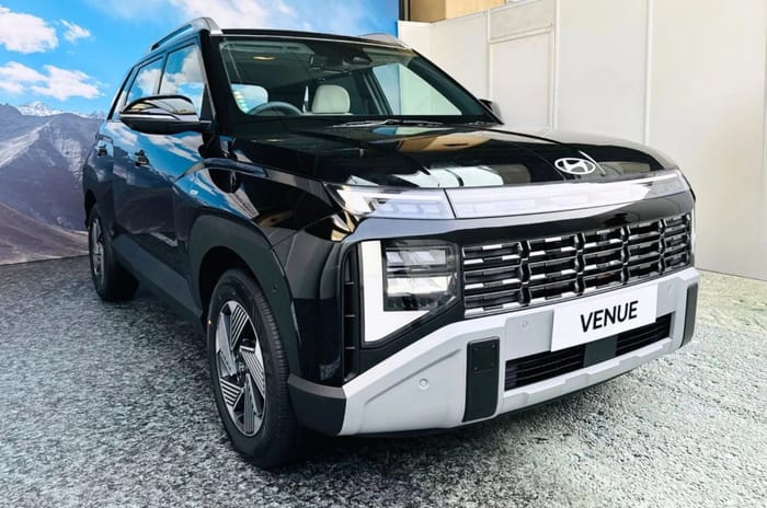 New Hyundai Venue front fascia